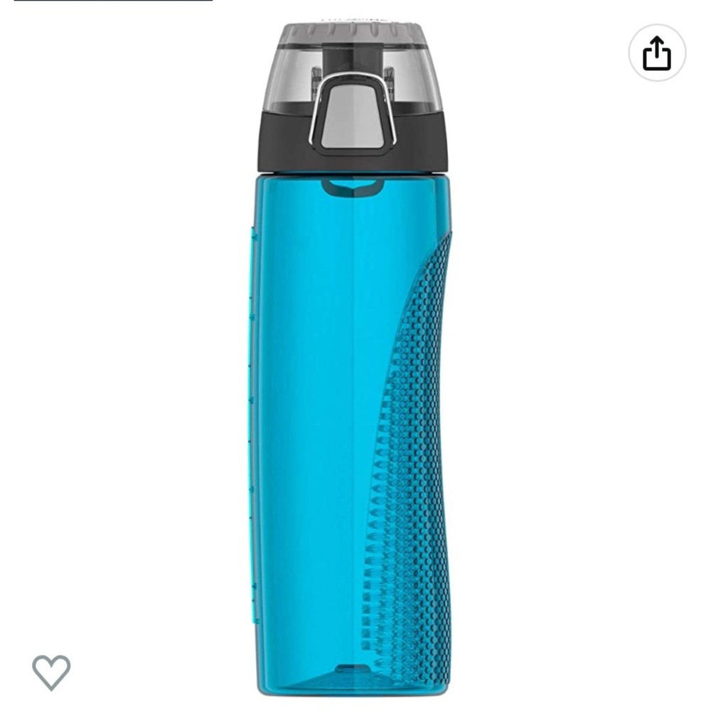 Thermos Intak 24-Ounce Tritan Hydration Bottle with Meter (Teal), One Size,